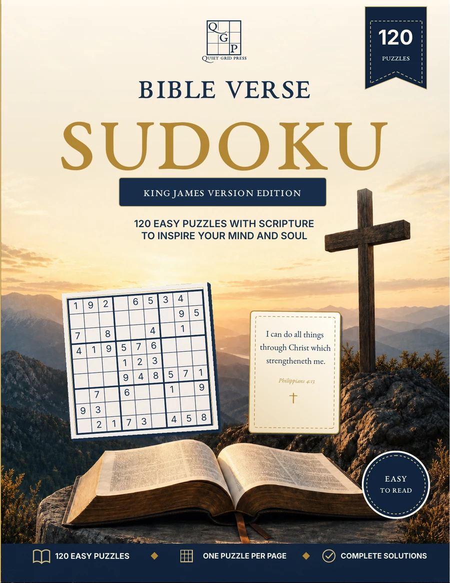 Bible Verse Sudoku: King James Version Edition book cover