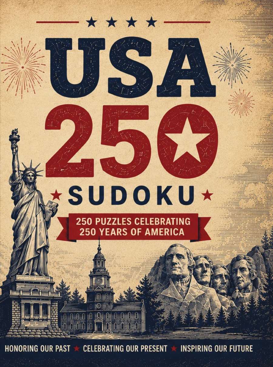 USA250 Sudoku book cover